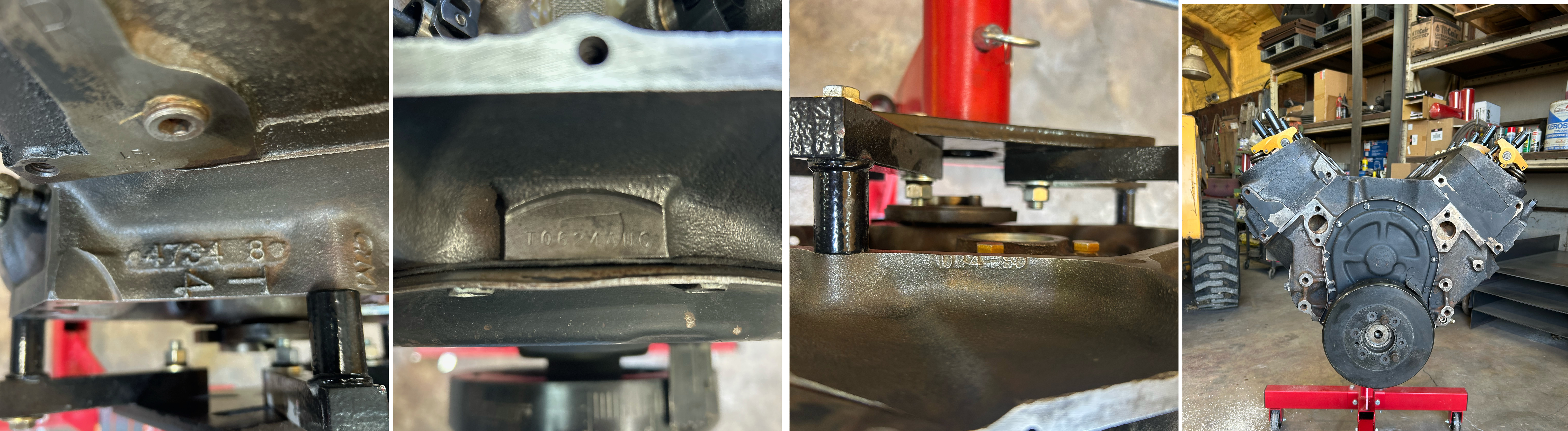 Tall deck 454 engine